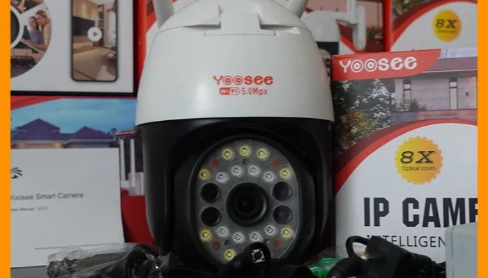 Camera Yoosee 17 Led zoom 8x, 5 ống kính