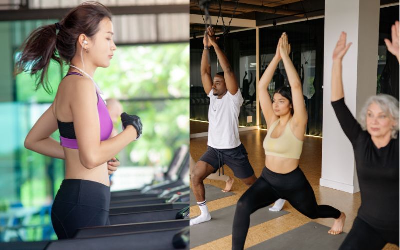 Nhóm đối tượng phù hợp để tập gym và yoga