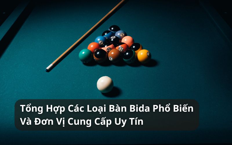 các loại bàn bida