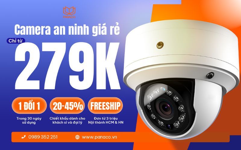 địa chỉ cung cấp camera chính hãng panaco